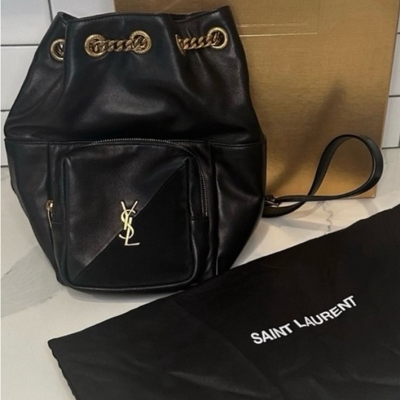 Saint Laurent Jamie Leather Backpack🔥 - Picture 10 of 12
